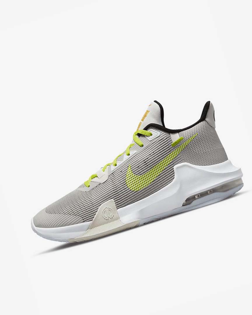 Grey / Green Nike Air Max Impact 3 Men\'s Basketball Shoes | CA_2292