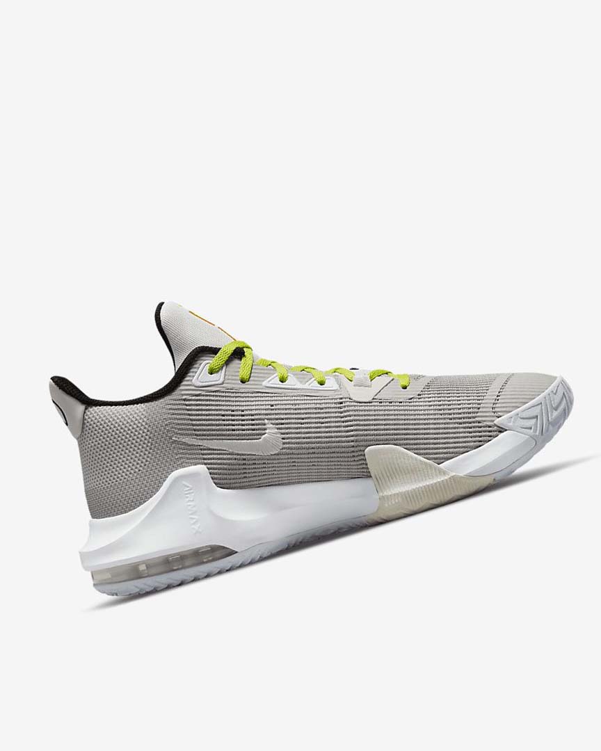 Grey / Green Nike Air Max Impact 3 Women's Basketball Shoes | CA_2659