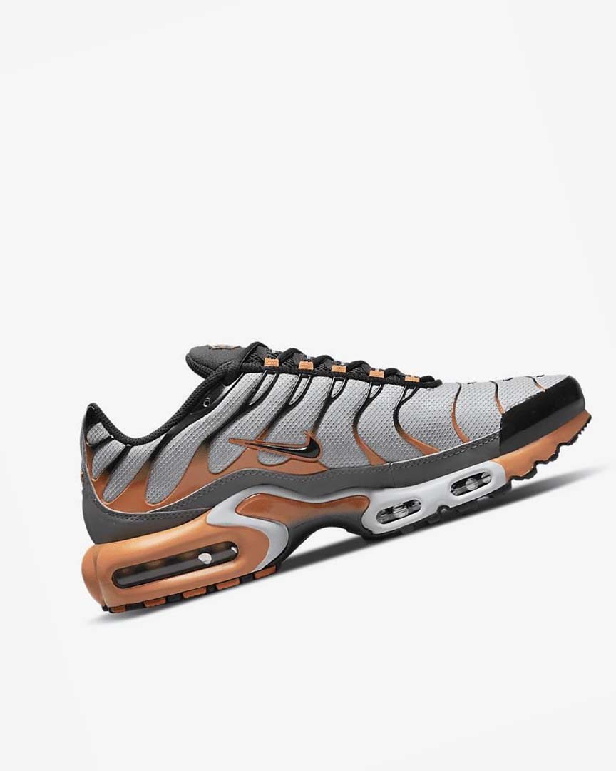 Grey / Grey / Deep Yellow / Black Nike Air Max Plus Men's Sneakers | CA_2902