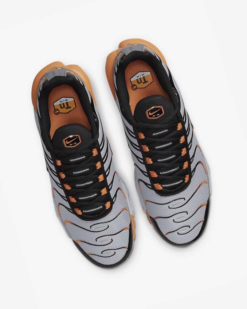 Grey / Grey / Deep Yellow / Black Nike Air Max Plus Men's Sneakers | CA_2902