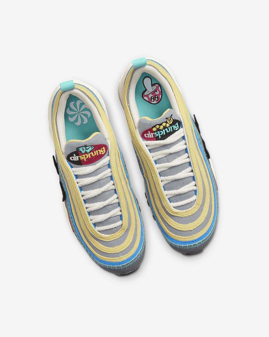 Grey / Grey Nike Air Max 97 SE Boys' Casual Shoes | CA_4834