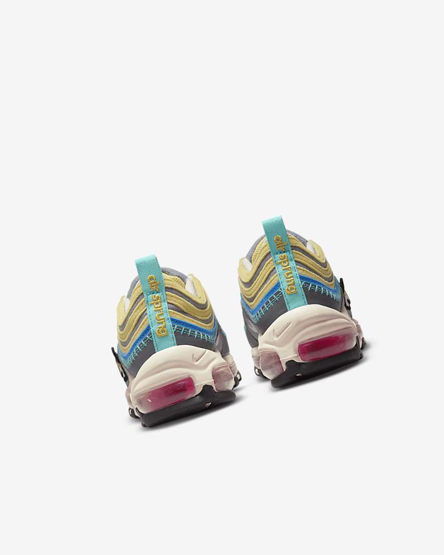 Grey / Grey Nike Air Max 97 SE Boys' Casual Shoes | CA_4834