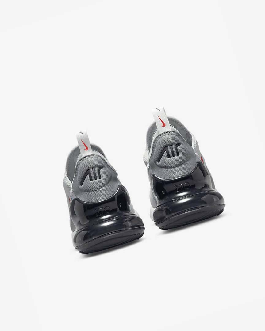Grey / Grey / Orange Nike Air Max 270 Men's Casual Shoes | CA_2869