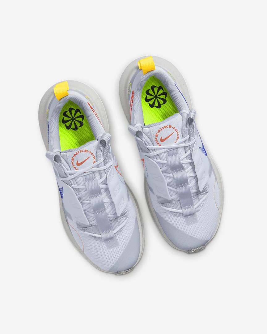 Grey / Grey / Orange / Royal Nike Crater Impact Boys' Sneakers | CA_3128