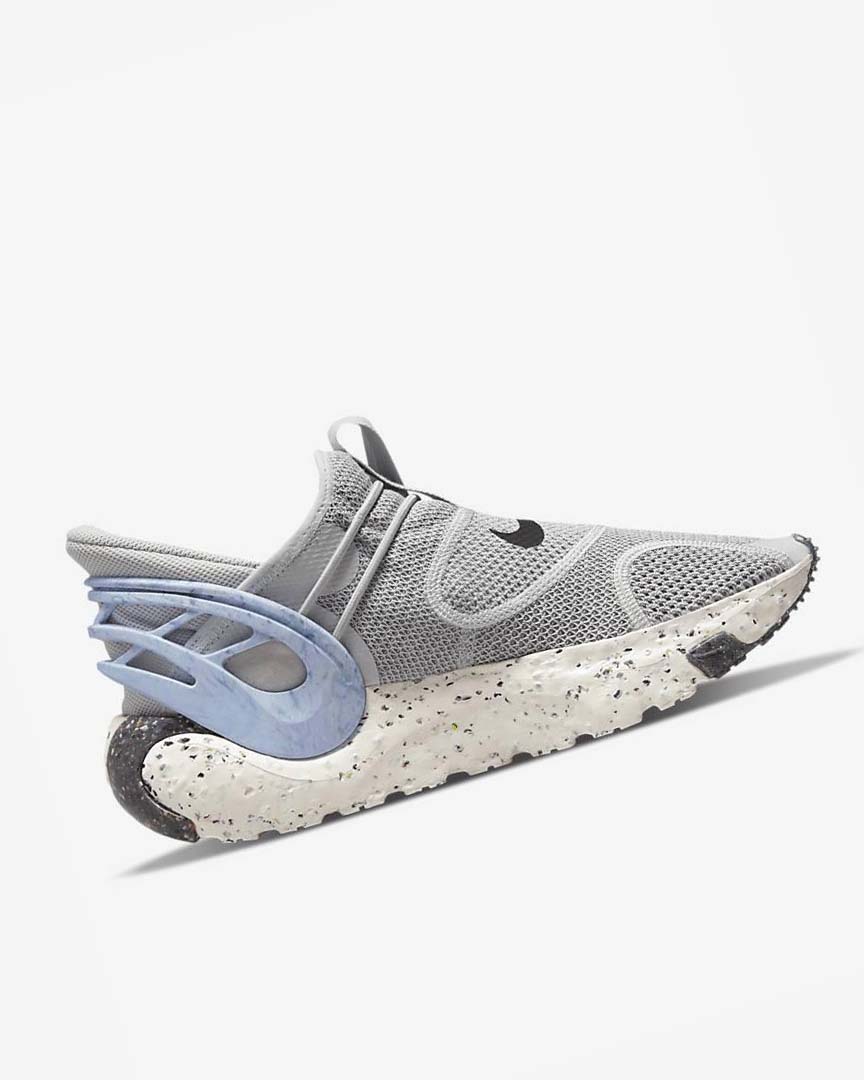 Grey / Grey / White / Black Nike Glide FlyEase Men's Casual Shoes | CA_2459