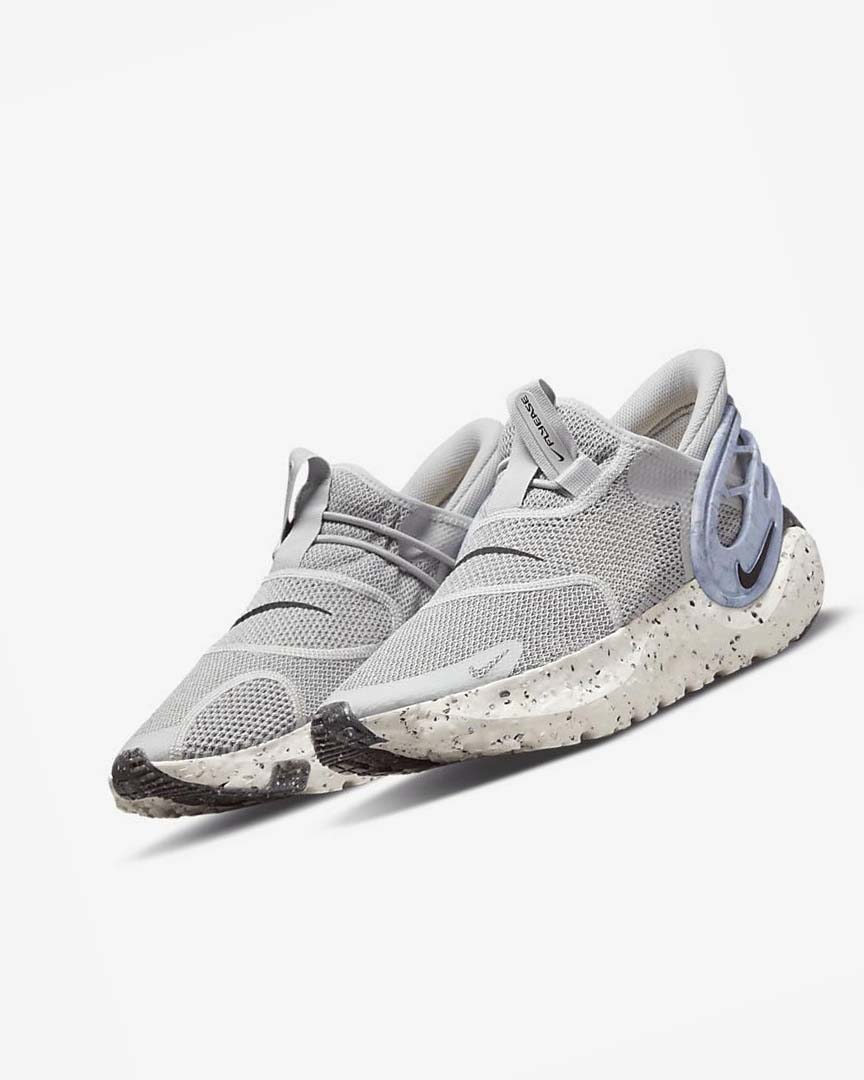 Grey / Grey / White / Black Nike Glide FlyEase Men's Casual Shoes | CA_2459