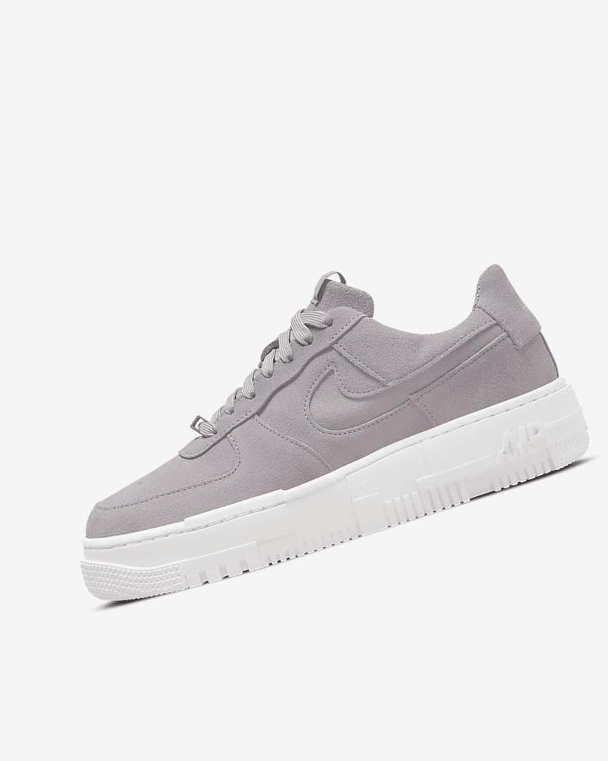 Grey / Grey / White / Grey Nike Air Force 1 Pixel Women\'s Sneakers | CA_5578