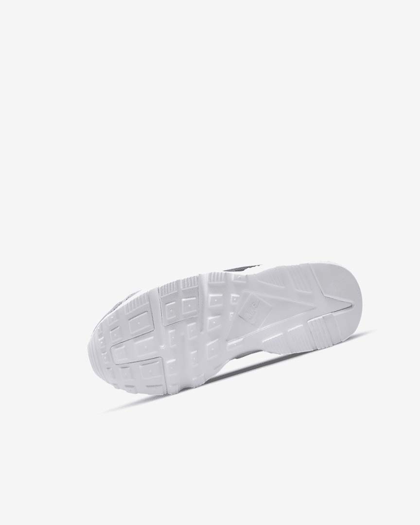 Grey / Grey / White / Grey Nike Huarache Run Girls' Shoes | CA_5439