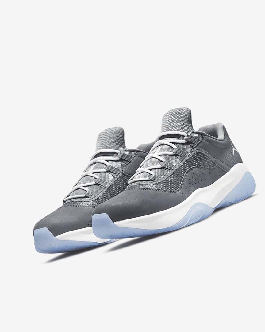 Grey / Grey / White Nike Air Jordan 11 CMFT Low Men's Basketball Shoes | CA_2537