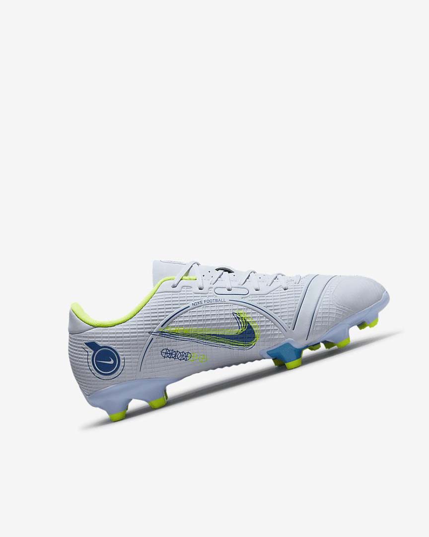 Grey / Light Blue / Blue / Blue Nike Jr. Mercurial Vapor 14 Academy MG Boys' Soccer Cleats | CA_3103