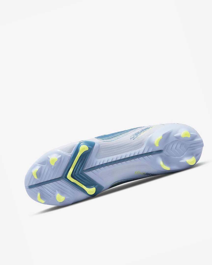 Grey / Light Blue / Blue / Blue Nike Mercurial Vapor 14 Academy MG Men's Soccer Cleats | CA_2804