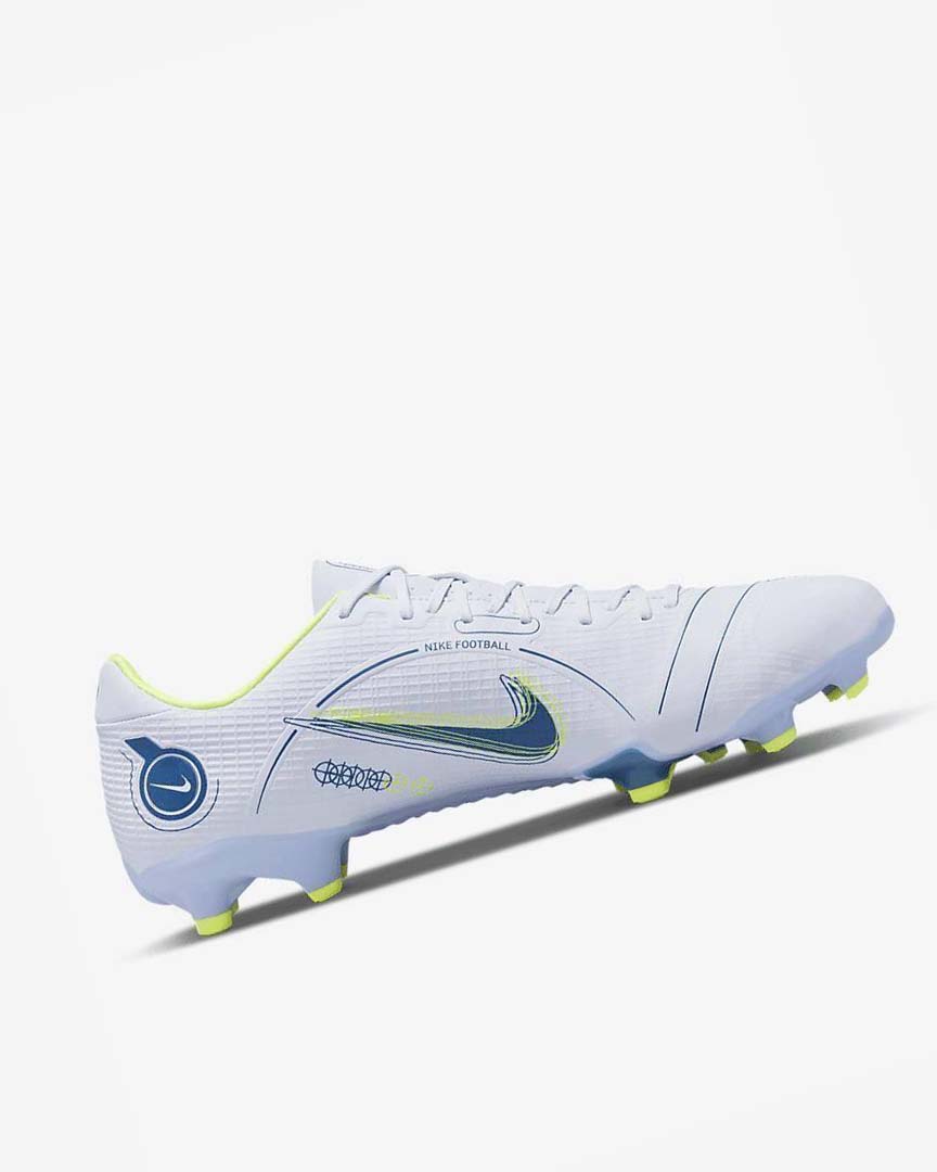 Grey / Light Blue / Blue / Blue Nike Mercurial Vapor 14 Academy MG Men's Soccer Cleats | CA_2804