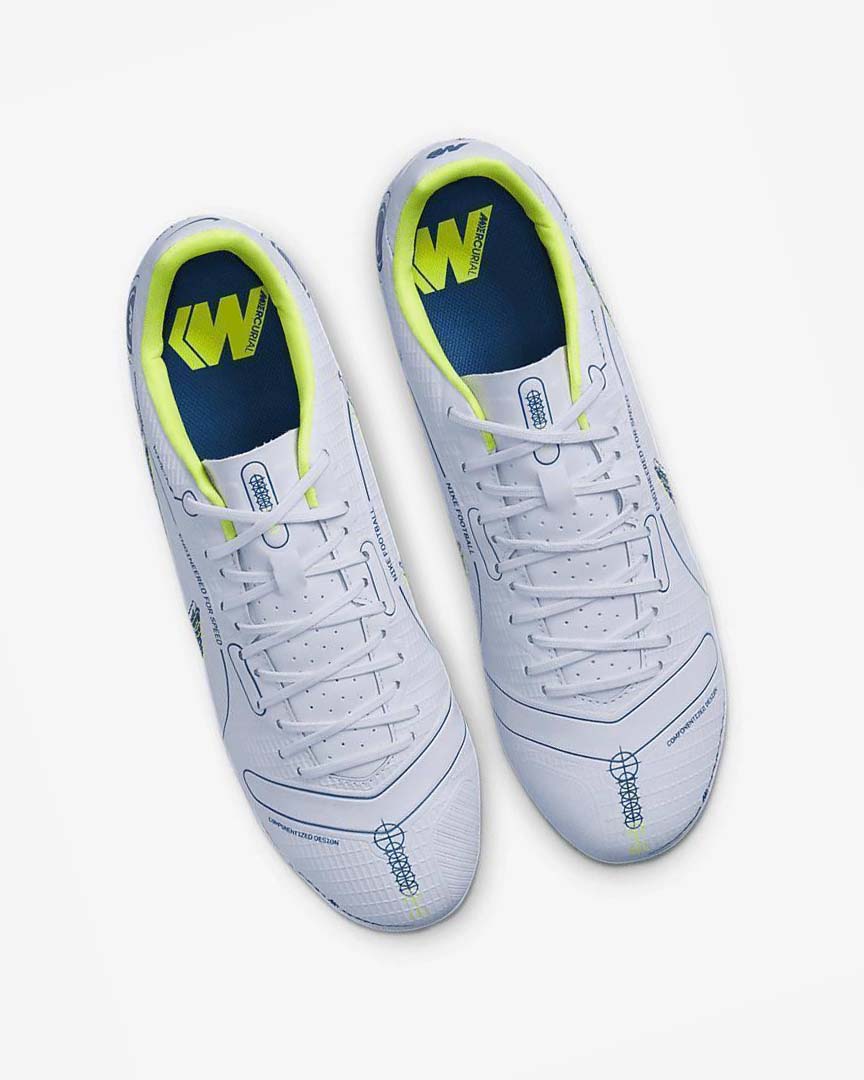Grey / Light Blue / Blue / Blue Nike Mercurial Vapor 14 Academy MG Men's Soccer Cleats | CA_2804