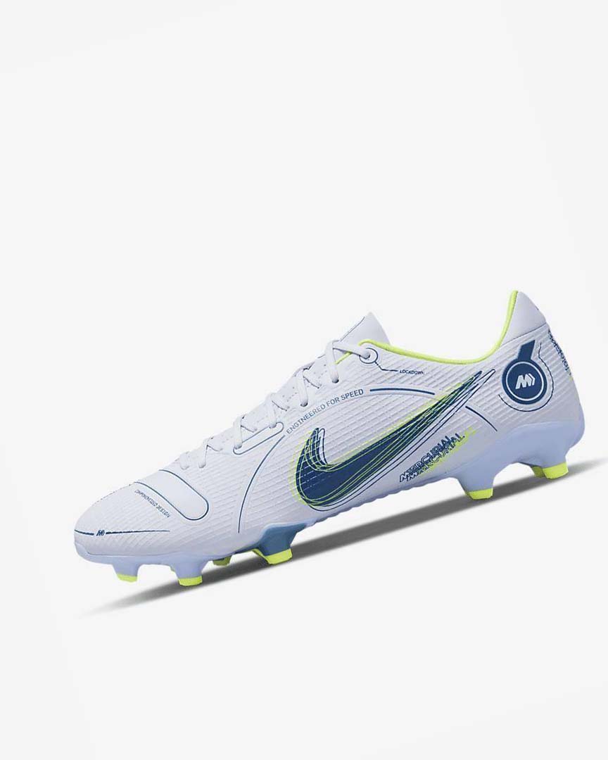 Grey / Light Blue / Blue / Blue Nike Mercurial Vapor 14 Academy MG Men\'s Soccer Cleats | CA_2804