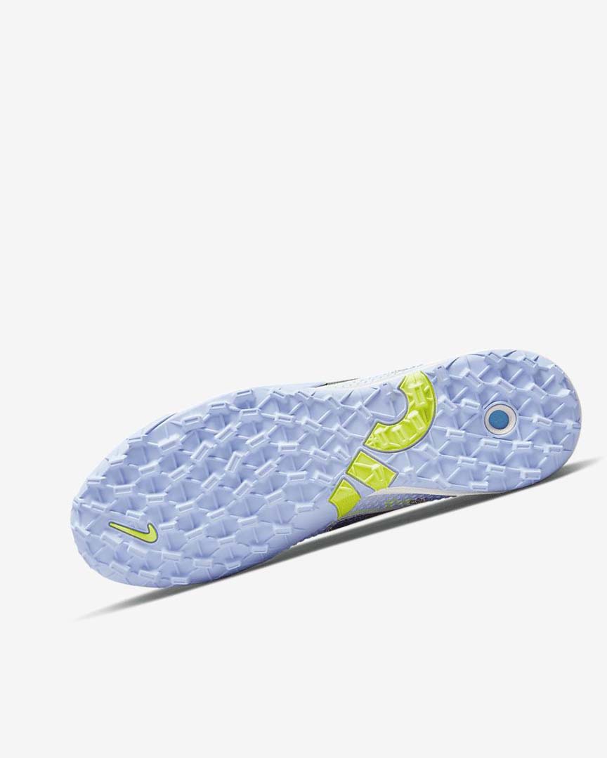 Grey / Light Blue / Blue / Blue Nike Mercurial Air Zoom Vapor 14 Pro TF Women's Soccer Shoes | CA_4809