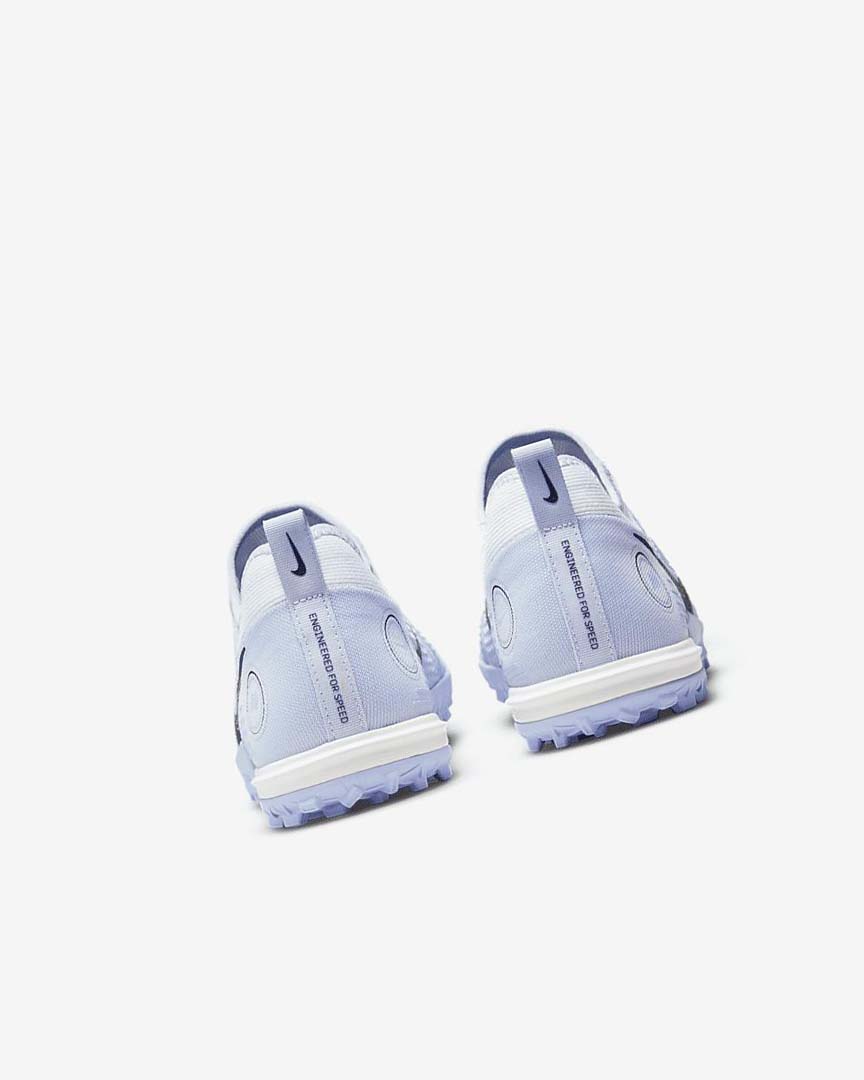 Grey / Light Blue / Blue / Blue Nike Mercurial Air Zoom Vapor 14 Pro TF Women's Soccer Shoes | CA_4809