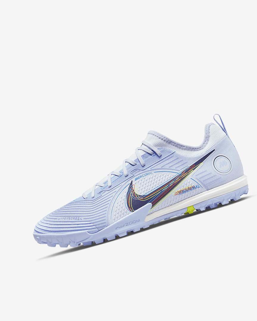 Grey / Light Blue / Blue / Blue Nike Mercurial Air Zoom Vapor 14 Pro TF Women\'s Soccer Shoes | CA_4809
