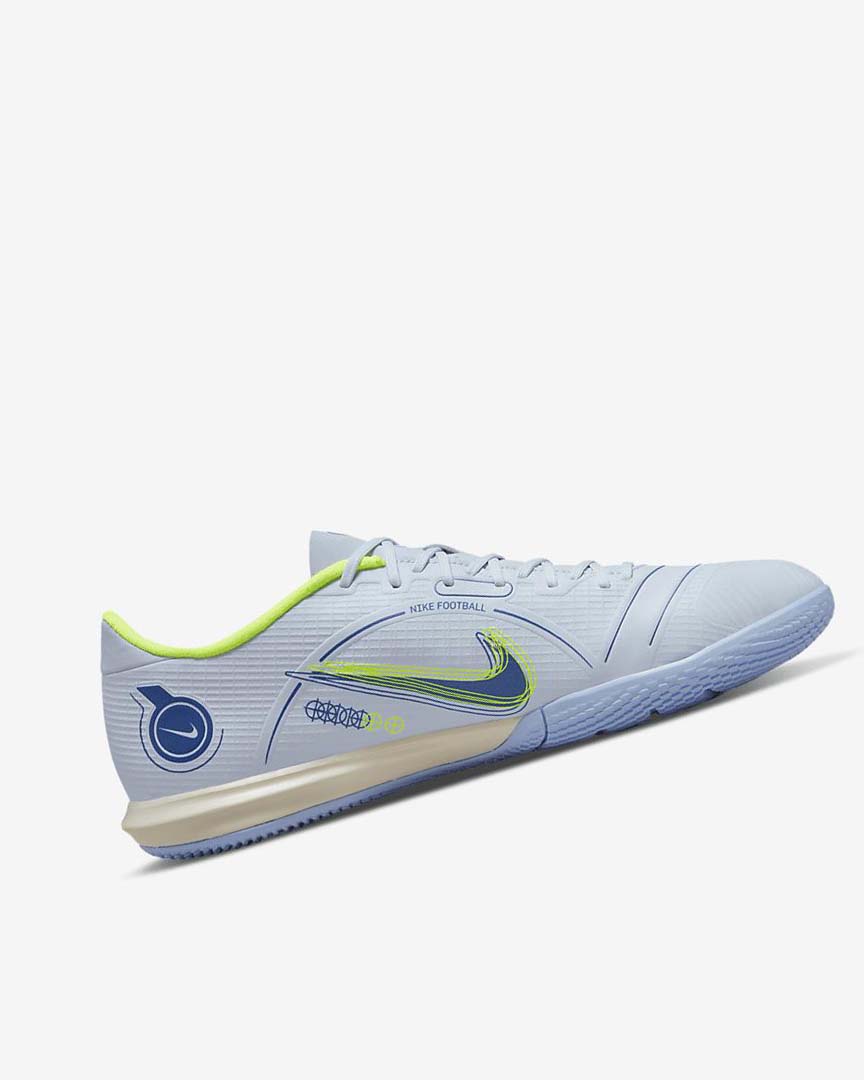 Grey / Light Blue / Blue / Blue Nike Mercurial Vapor 14 Academy IC Women's Soccer Shoes | CA_5176