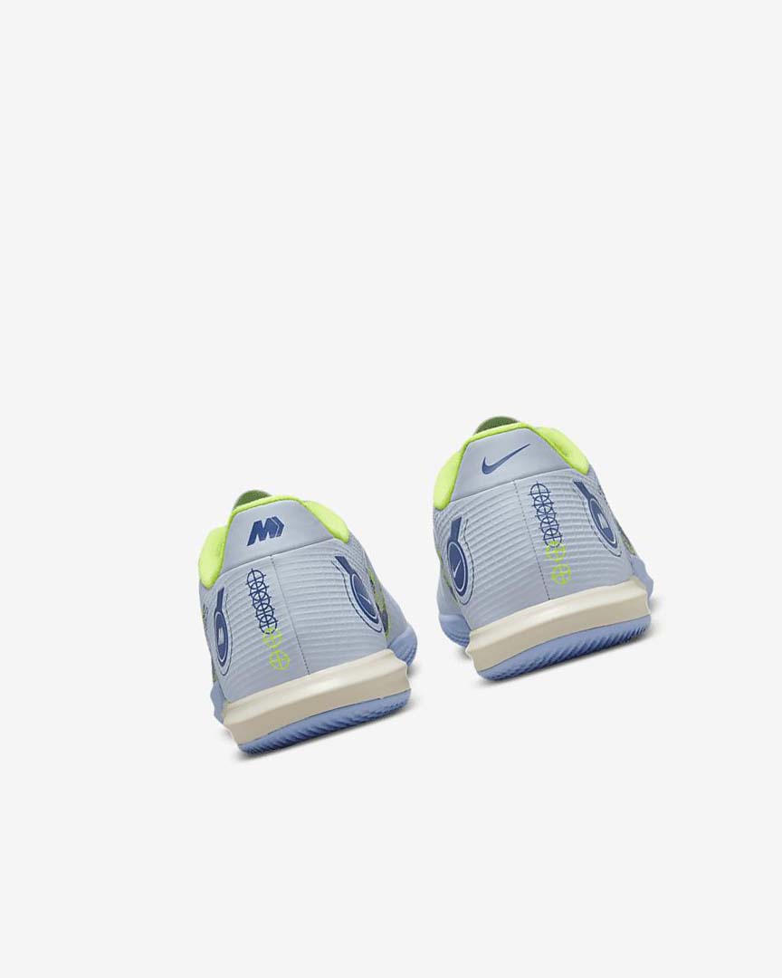 Grey / Light Blue / Blue / Blue Nike Mercurial Vapor 14 Academy IC Women's Soccer Shoes | CA_5176