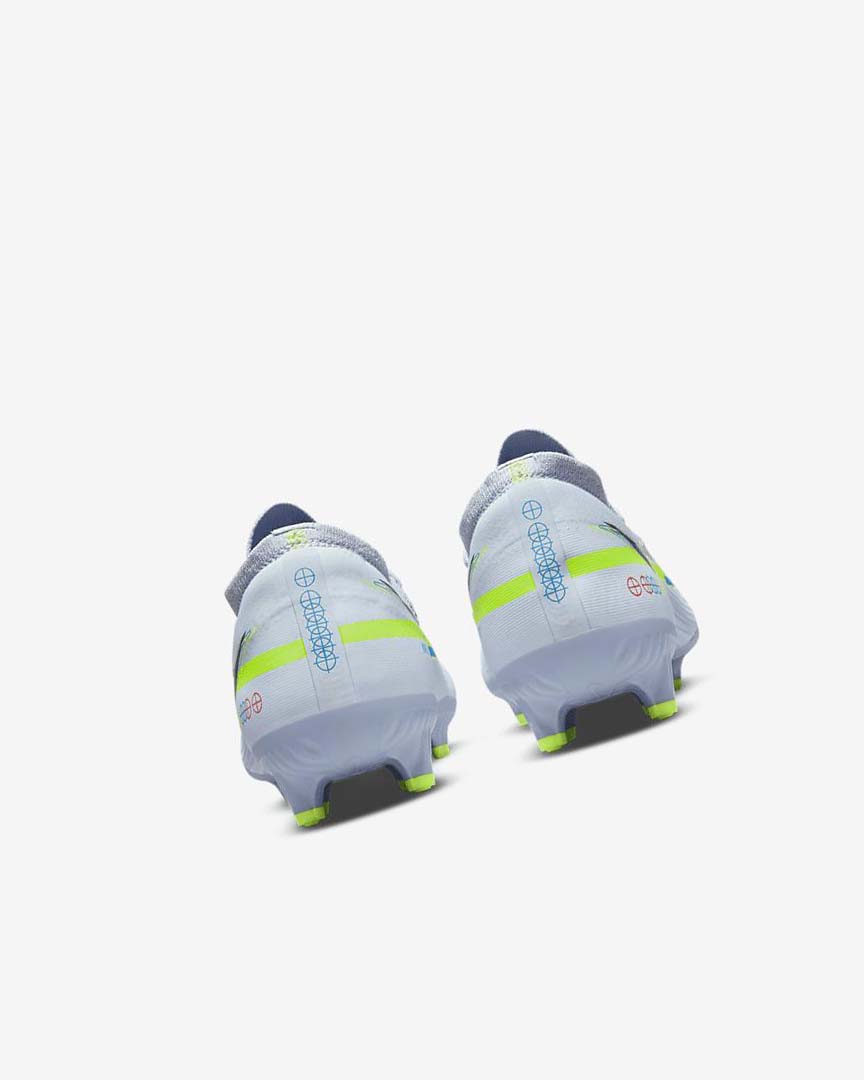 Grey / Light Blue / Blue Nike Phantom GT2 Pro FG Women's Soccer Cleats | CA_1210
