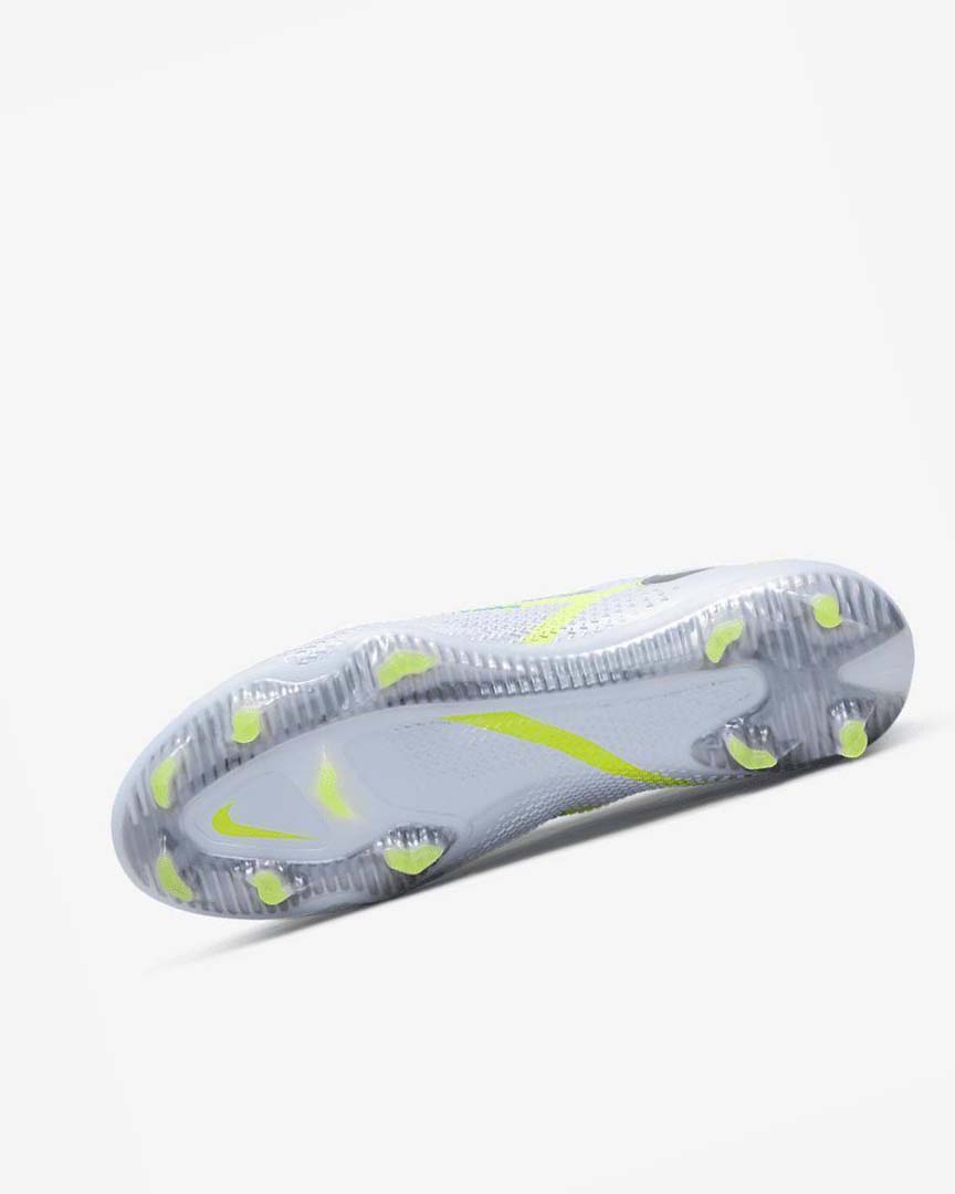 Grey / Light Blue / Blue Nike Phantom GT2 Elite FG Men's Soccer Cleats | CA_2330