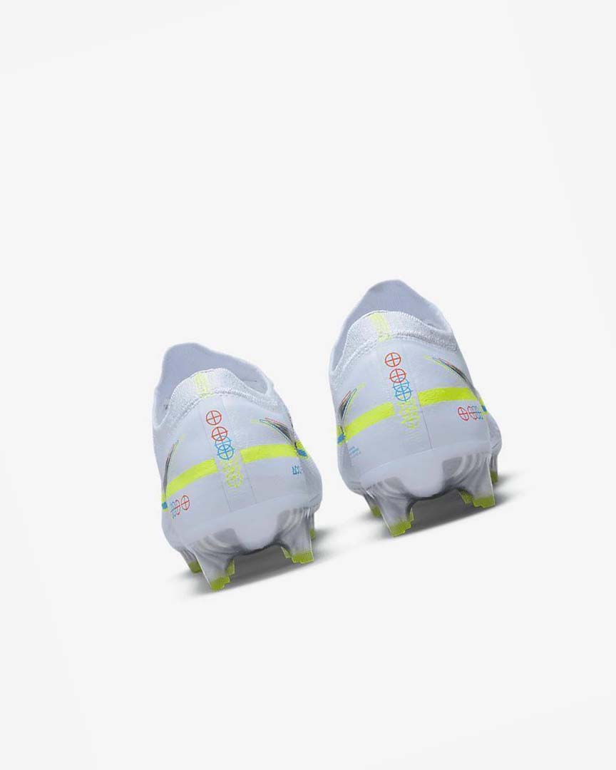 Grey / Light Blue / Blue Nike Phantom GT2 Elite FG Men's Soccer Cleats | CA_2330