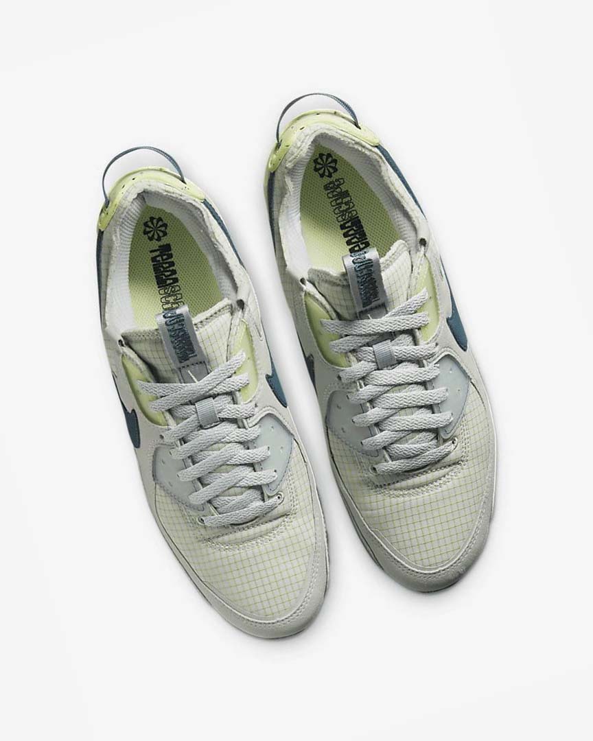 Grey / Light Green / Dark Turquoise Green Nike Air Max Terrascape 90 Men's Sneakers | CA_5572