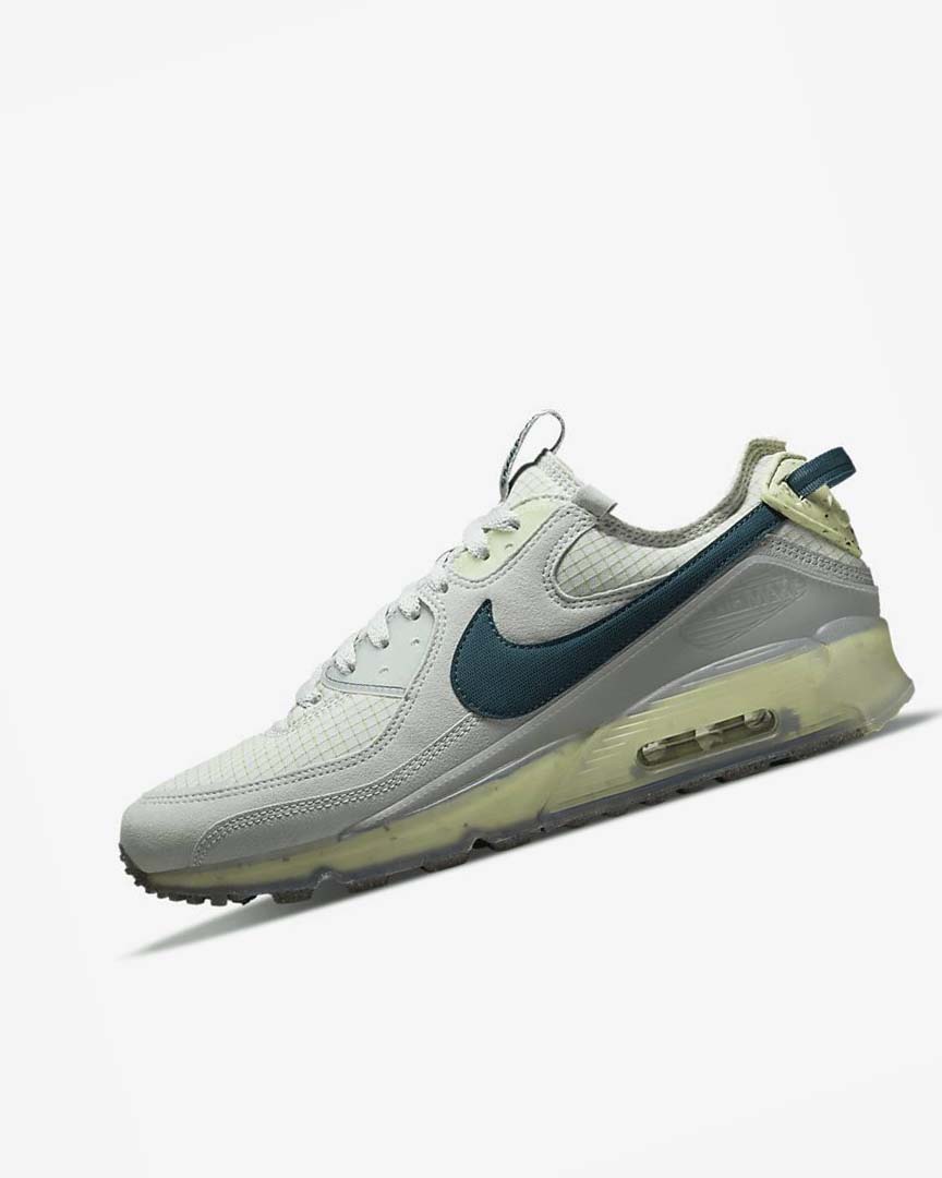 Grey / Light Green / Dark Turquoise Green Nike Air Max Terrascape 90 Men\'s Sneakers | CA_5572
