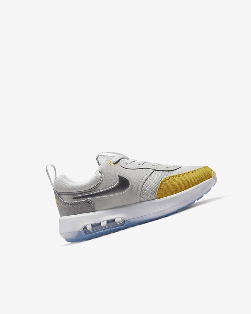Grey / Light Grey / Black Nike Air Max Motif Boys' Shoes | CA_2554