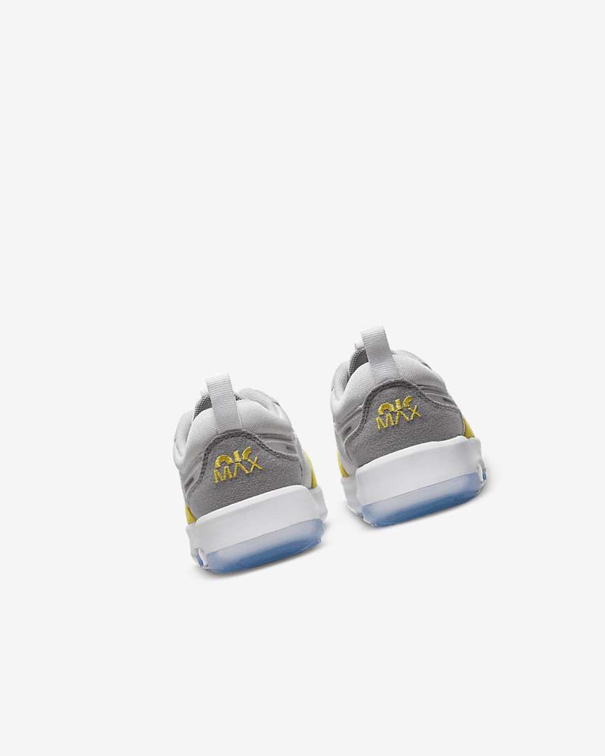 Grey / Light Grey / Black Nike Air Max Motif Boys' Shoes | CA_2554