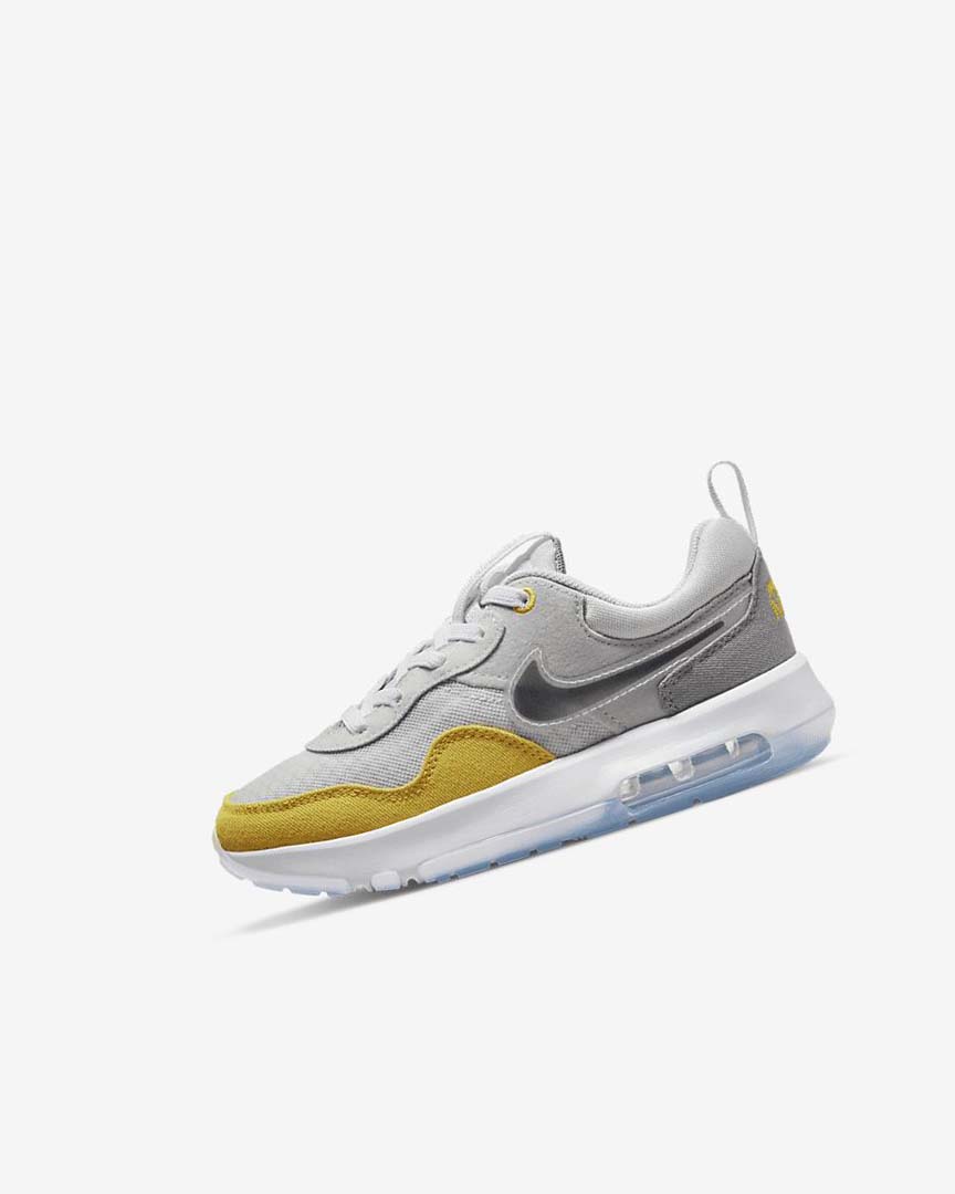 Grey / Light Grey / Black Nike Air Max Motif Boys\' Shoes | CA_2554