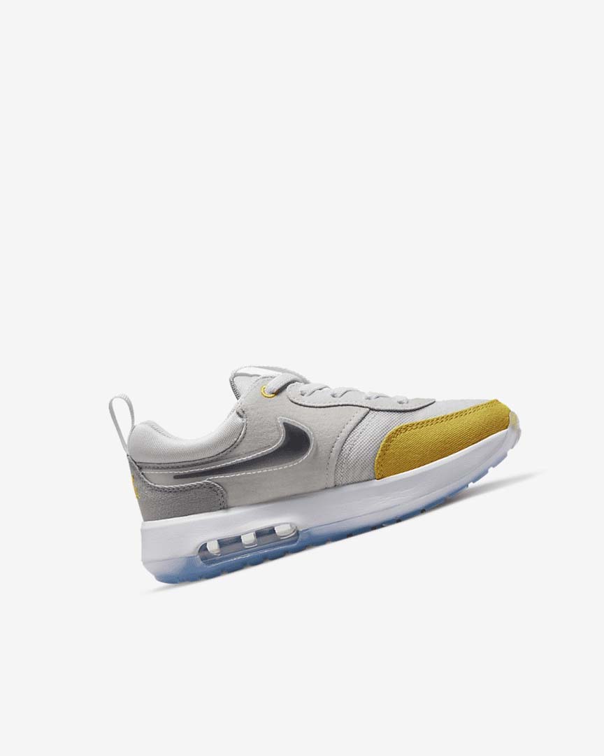 Grey / Light Grey / Black Nike Air Max Motif Girls' Shoes | CA_4528
