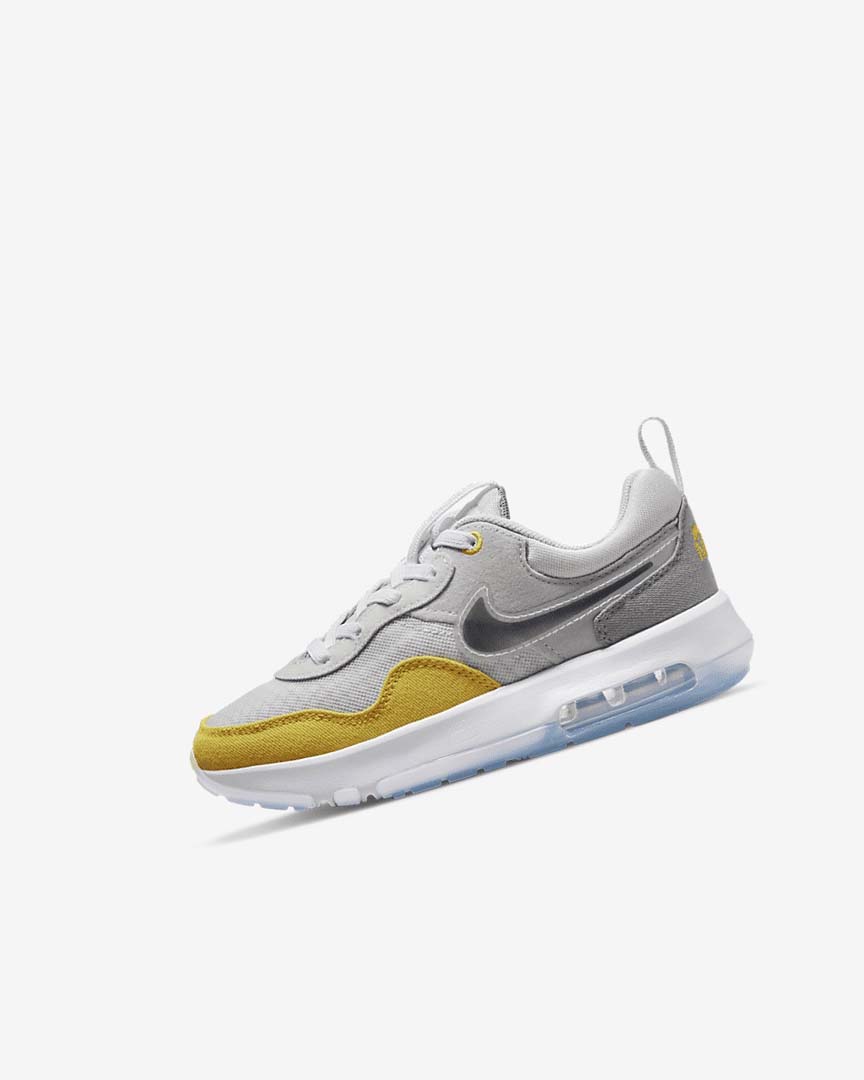 Grey / Light Grey / Black Nike Air Max Motif Girls\' Shoes | CA_4528