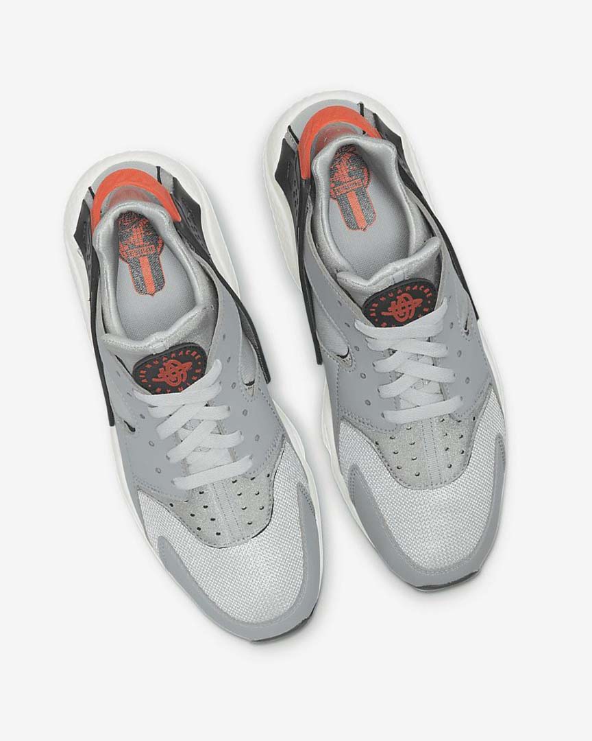 Grey / Light Grey / Orange Nike Air Huarache Men's Sneakers | CA_5360