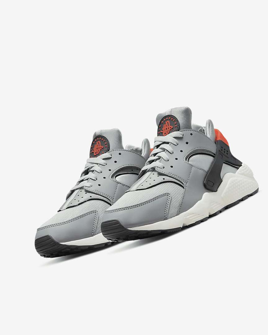 Grey / Light Grey / Orange Nike Air Huarache Men's Sneakers | CA_5360