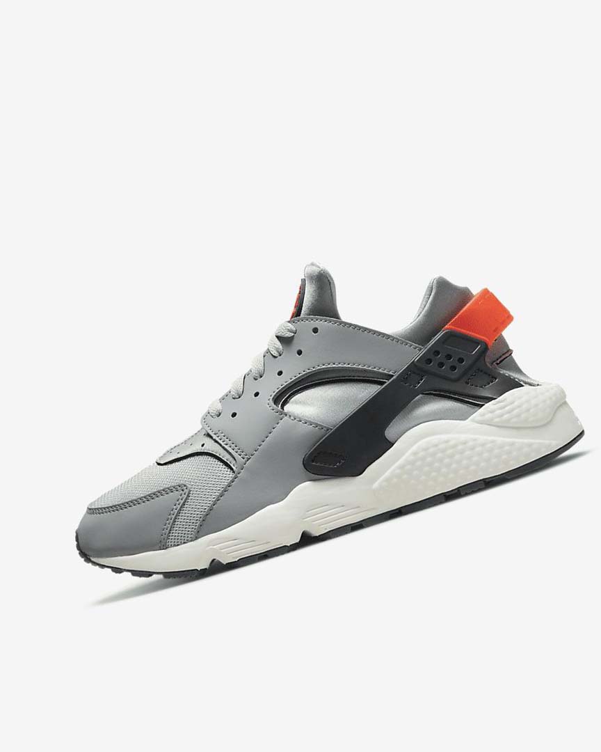 Grey / Light Grey / Orange Nike Air Huarache Men\'s Sneakers | CA_5360