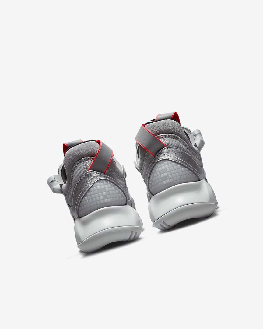 Grey / Metal Silver / Platinum / Black Nike Jordan MA2 Boys' Basketball Shoes | CA_4646