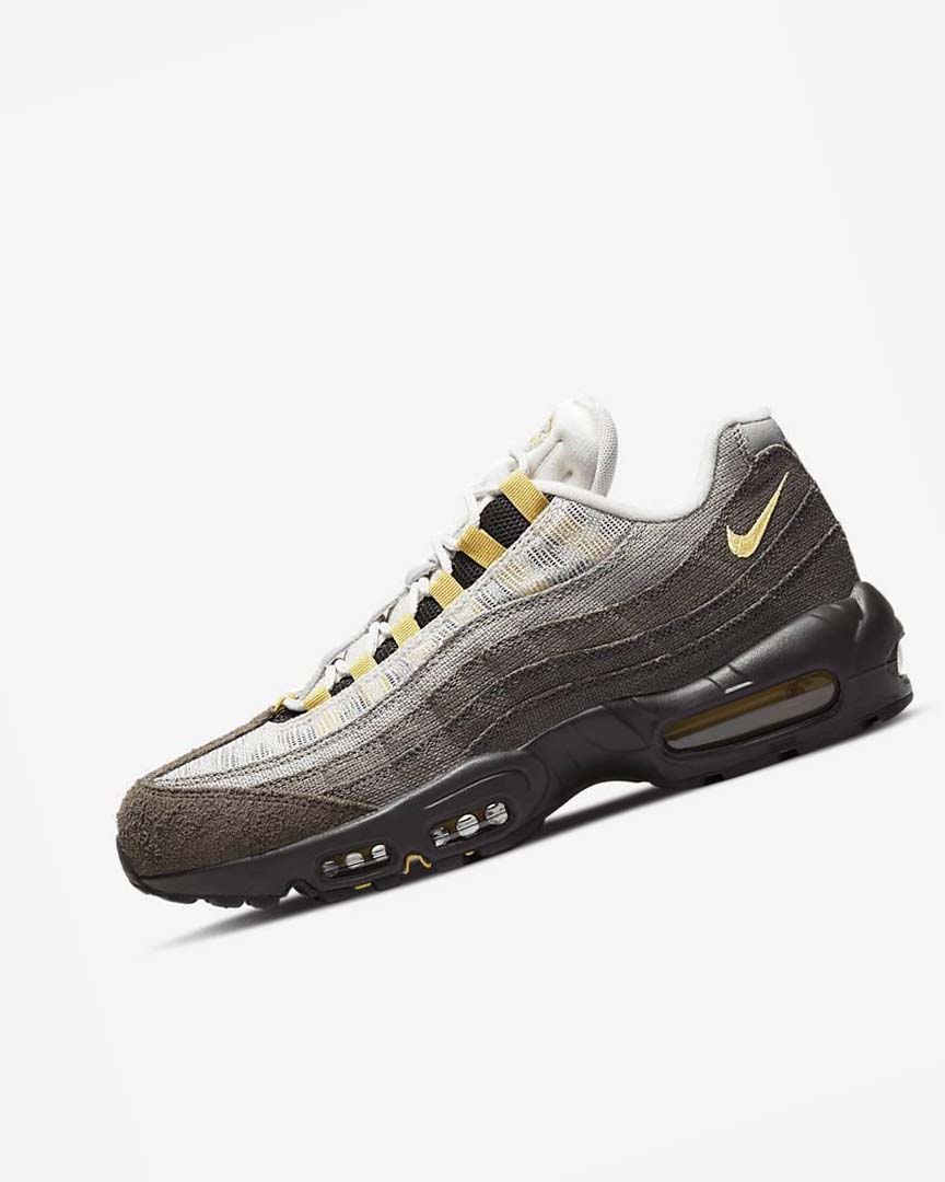 Grey / Olive Grey Nike Air Max 95 Men\'s Casual Shoes | CA_5493