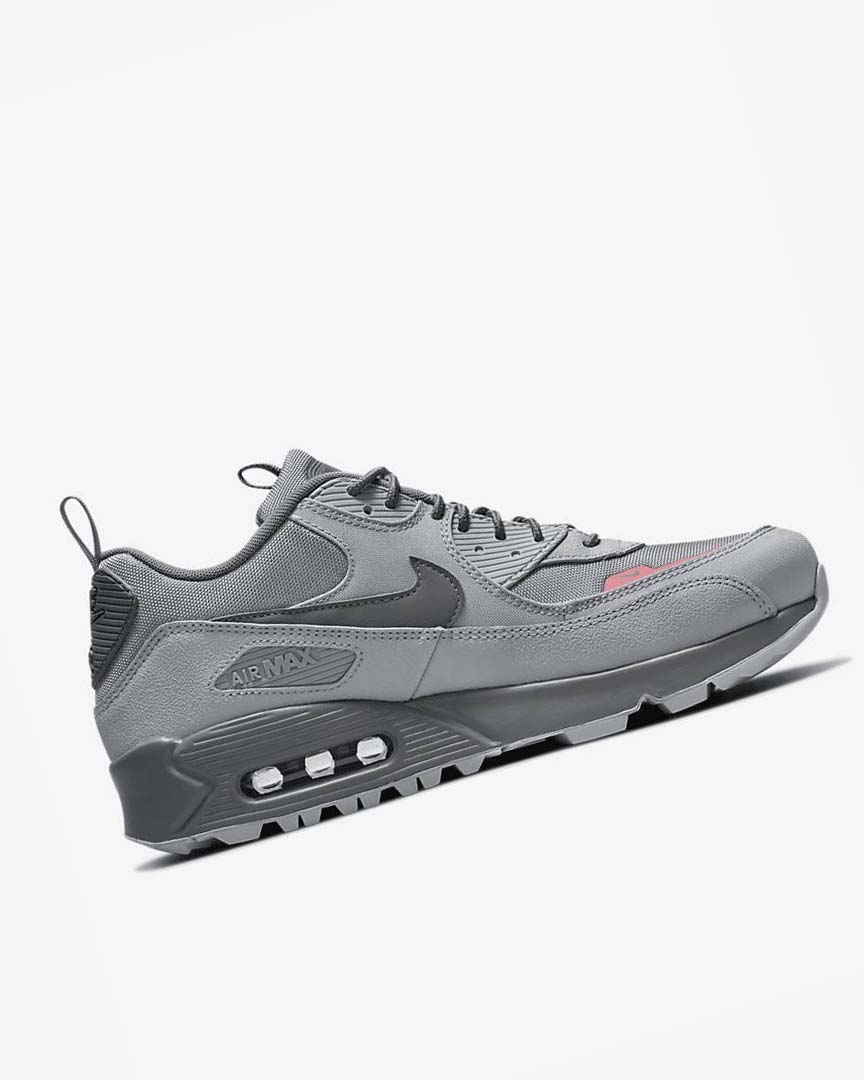 Grey / Pink Light Blue / Grey Nike Air Max 90 Surplus Men's Sneakers | CA_5050