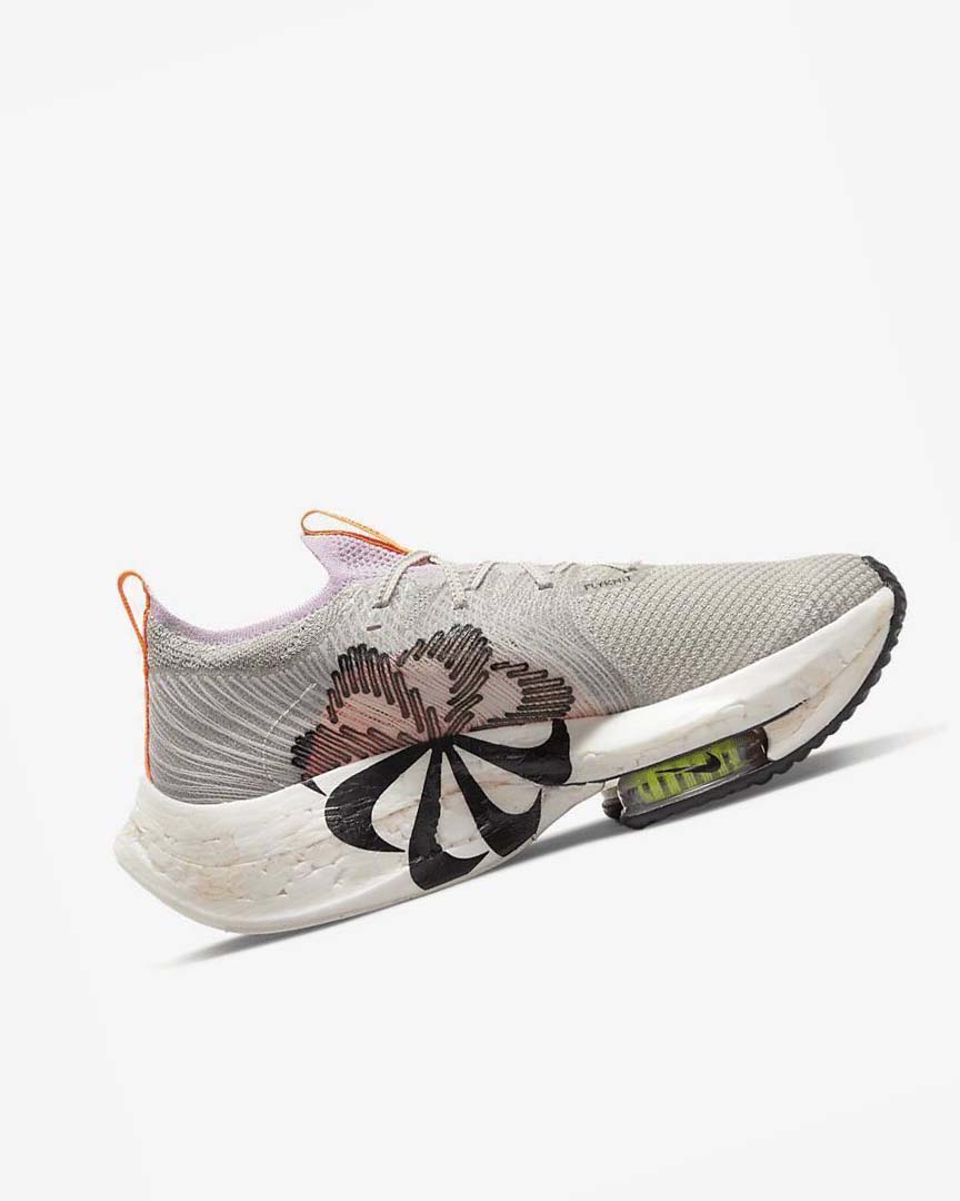 Grey / Pink / White Nike Zoom Alphafly Next Nature Men's Running Shoes | CA_2783