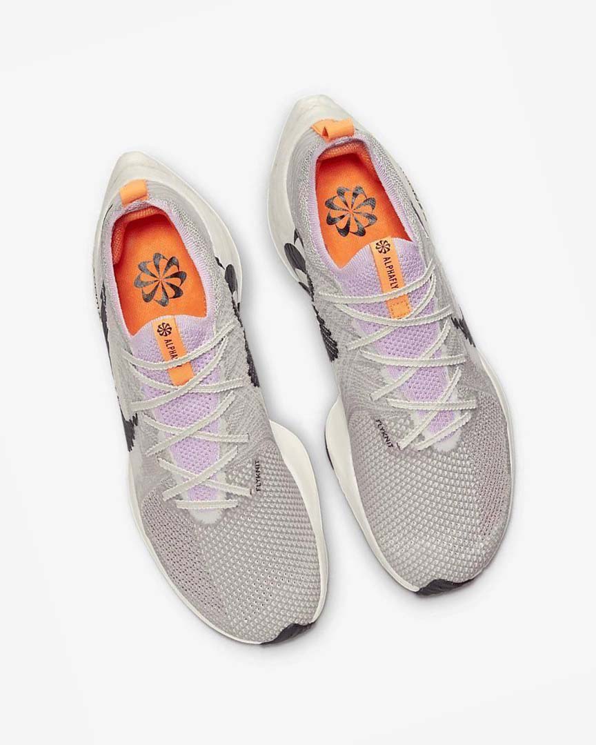 Grey / Pink / White Nike Zoom Alphafly Next Nature Men's Running Shoes | CA_2783