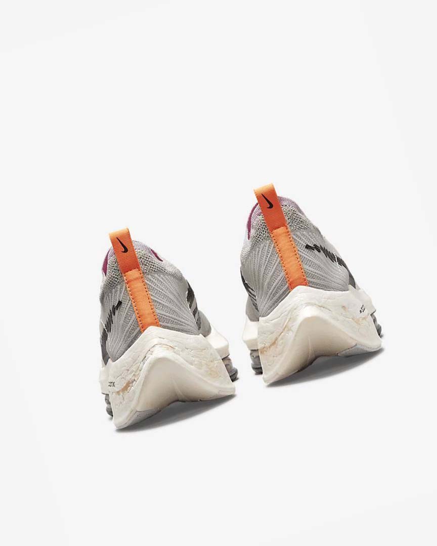 Grey / Pink / White Nike Zoom Alphafly Next Nature Men's Running Shoes | CA_2783