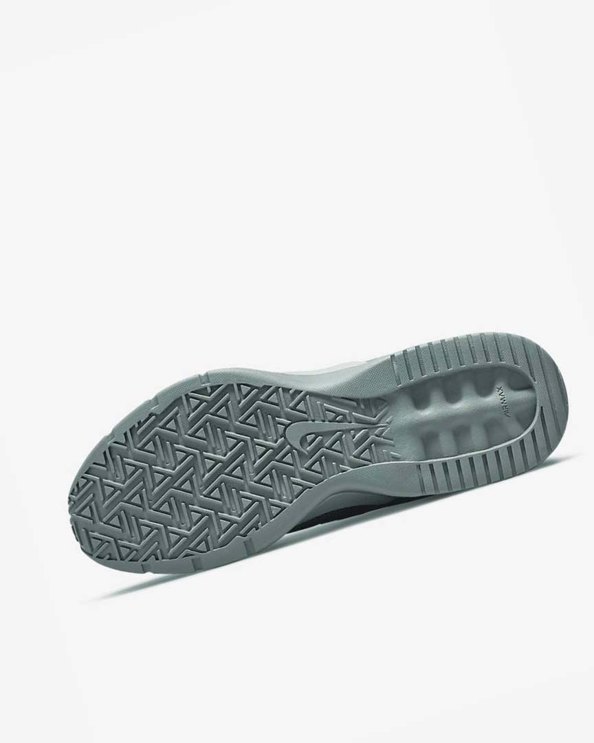 Grey / Platinum / Black / Metal Silver Nike Air Max Alpha Trainer 4 Men's Training Shoes | CA_1192