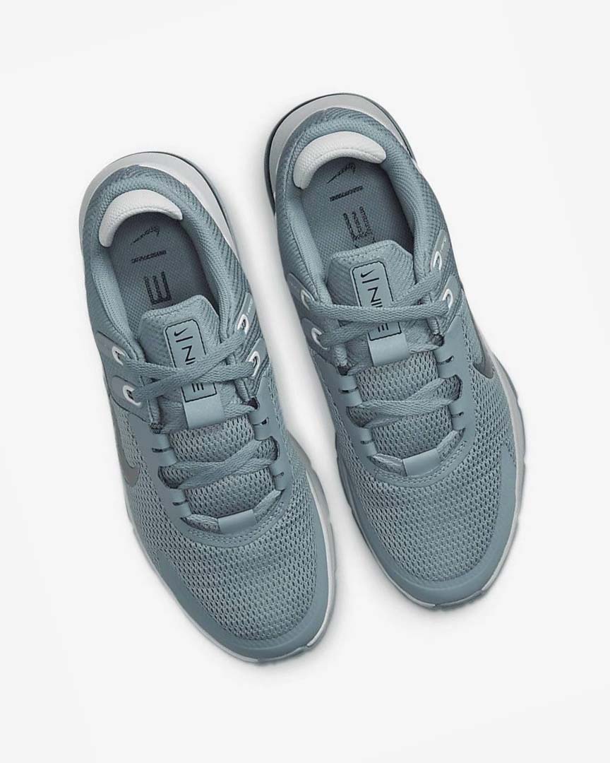 Grey / Platinum / Black / Metal Silver Nike Air Max Alpha Trainer 4 Men's Training Shoes | CA_1192
