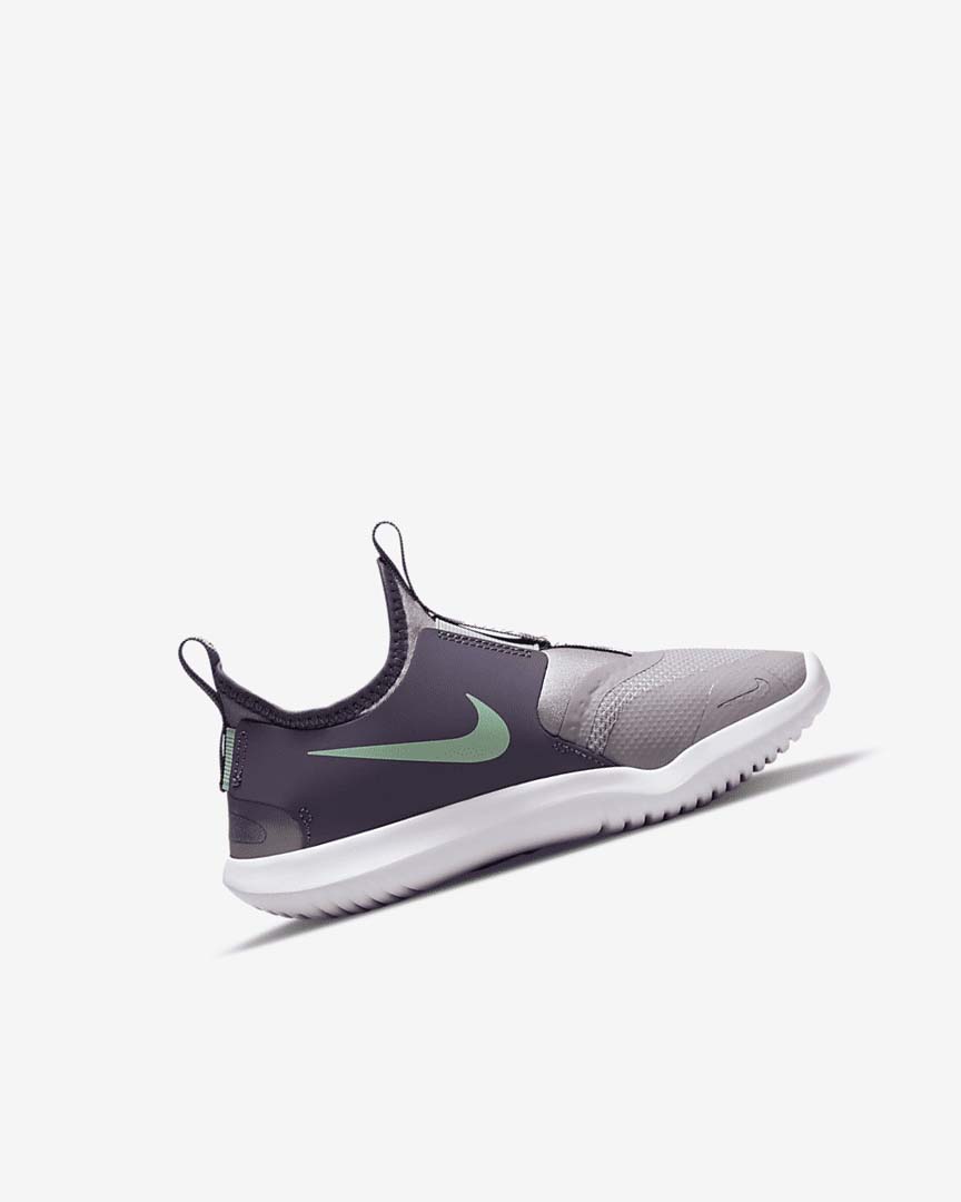 Grey / Purple / Mint Nike Flex Runner Girls' Shoes | CA_4962