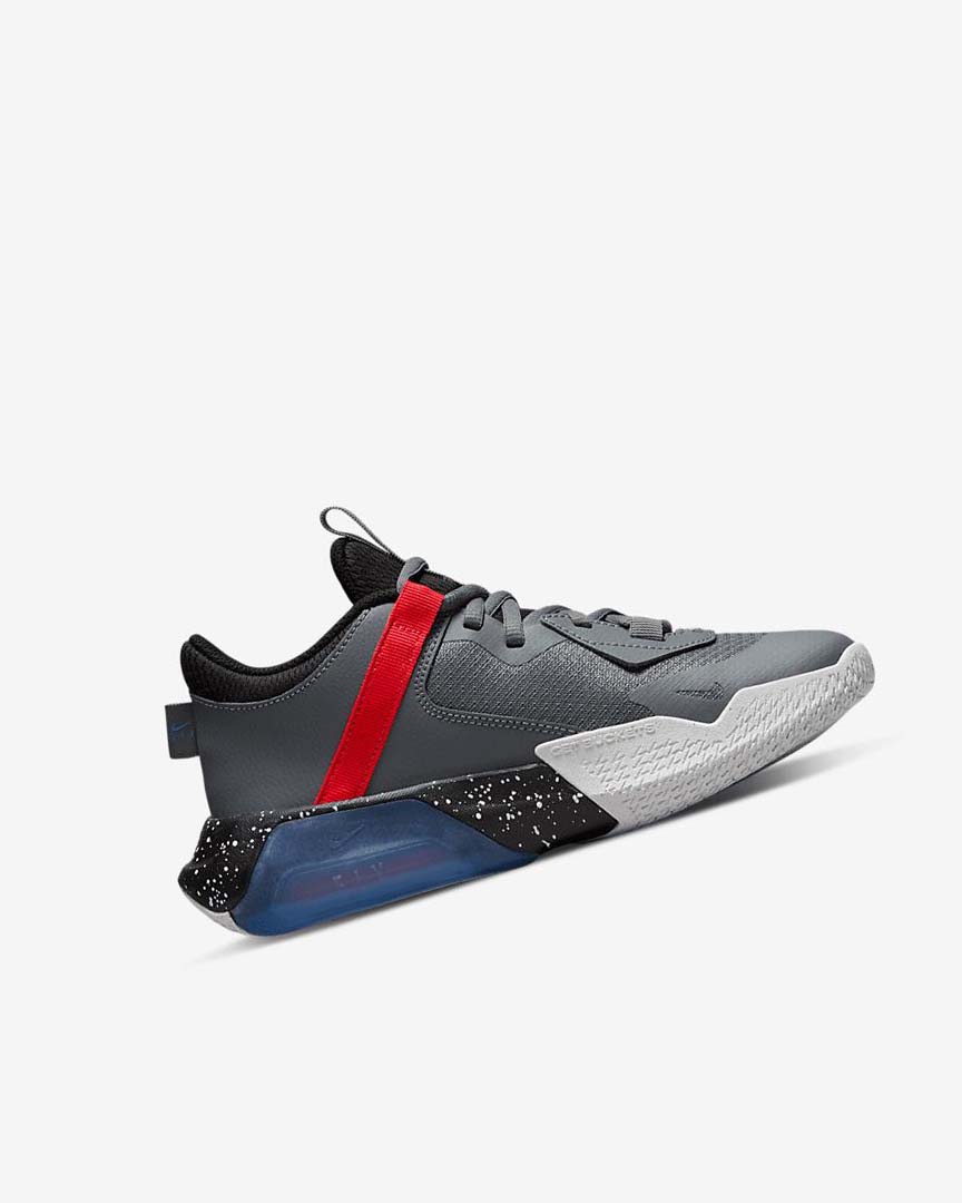 Grey / Red / Turquoise / Black Nike Air Zoom Crossover Girls' Basketball Shoes | CA_2761