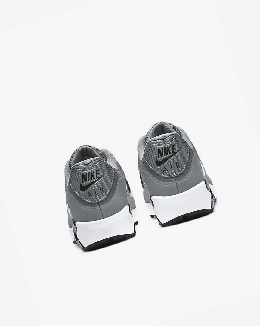 Grey / White / Black Nike Air Max 90 G Men's Golf Shoes | CA_5051
