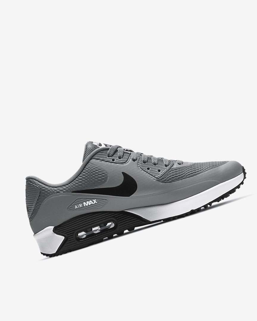 Grey / White / Black Nike Air Max 90 G Women's Golf Shoes | CA_2562