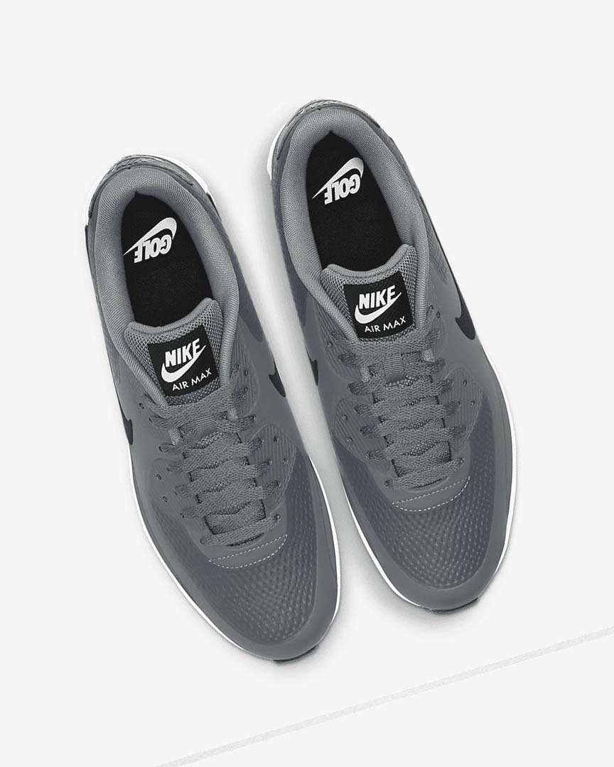 Grey / White / Black Nike Air Max 90 G Women's Golf Shoes | CA_2562