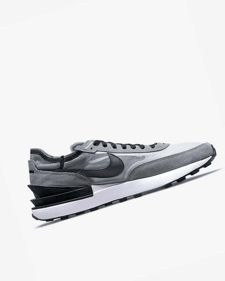 Grey / White / Grey / Black Nike Waffle One SE Men's Sneakers | CA_2513